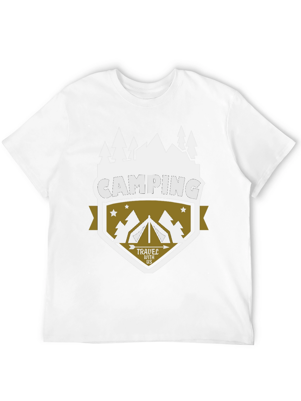 Camping Adventure Graphic T-Shirt - Travel With Us