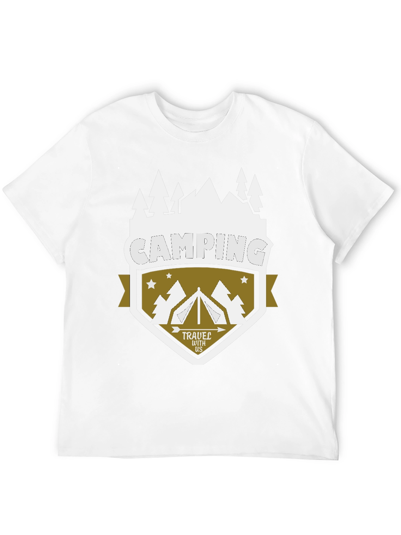 Camping Adventure Graphic T-Shirt - Travel With Us