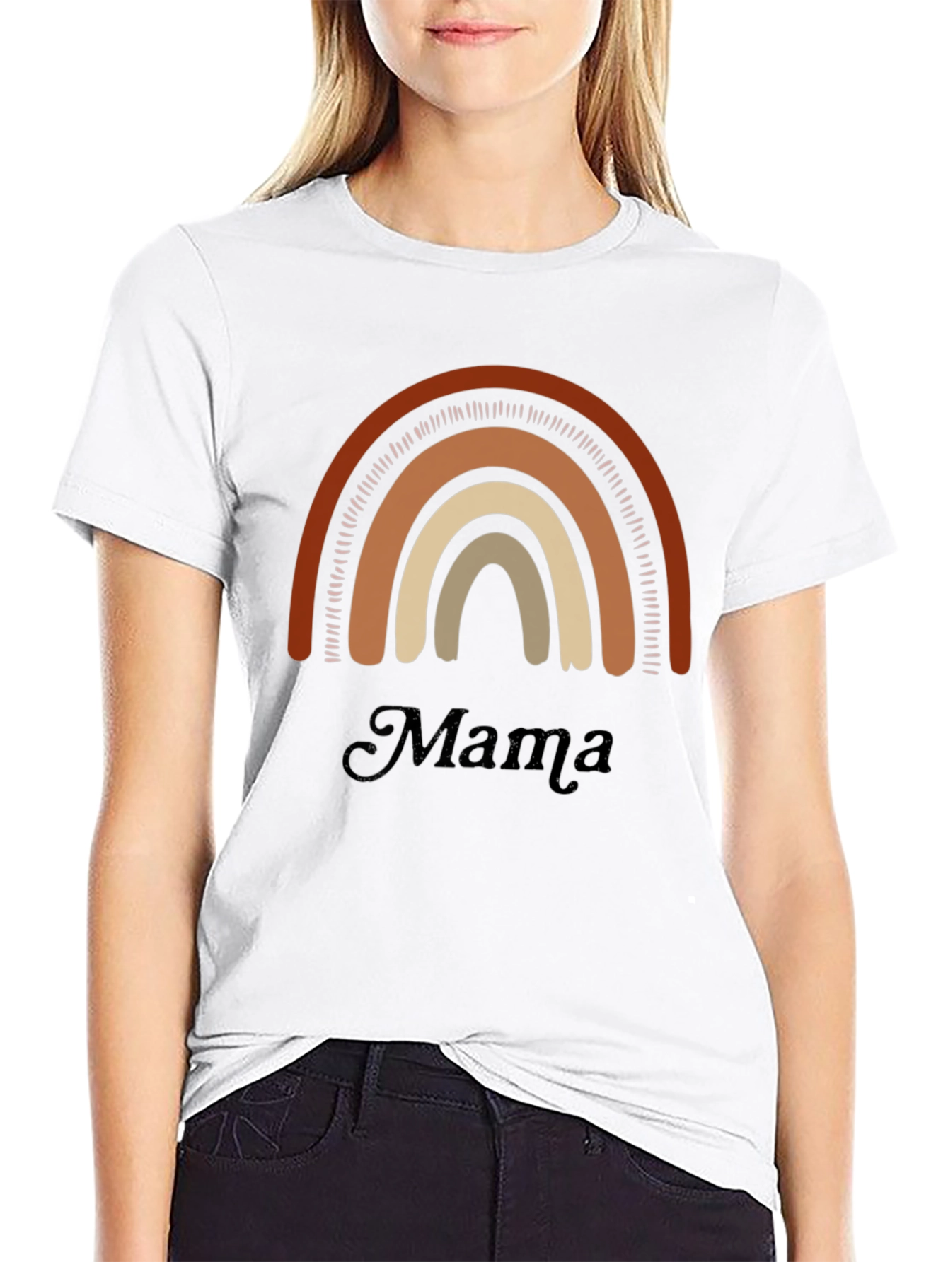 Mama Rainbow Graphic Tee - Comfort & Style