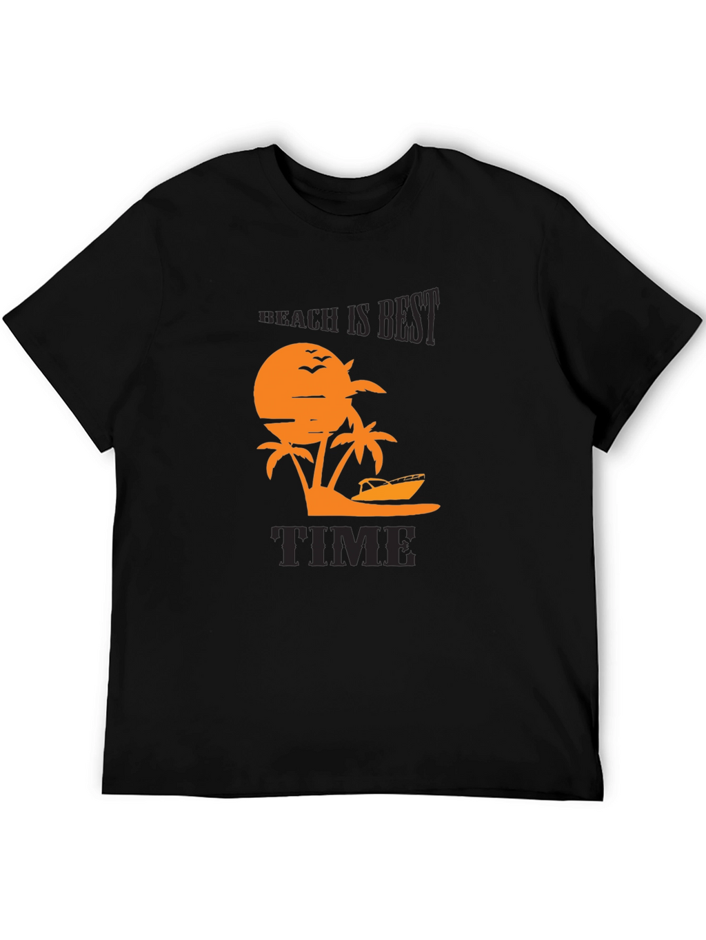Beach Is Best Time Graphic Tee