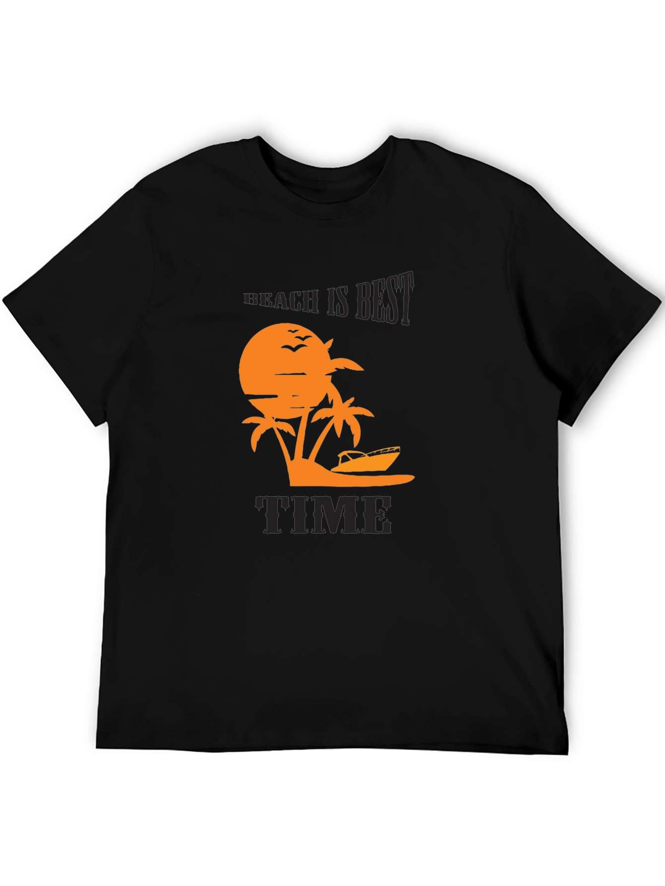 Beach Is Best Time Graphic Tee
