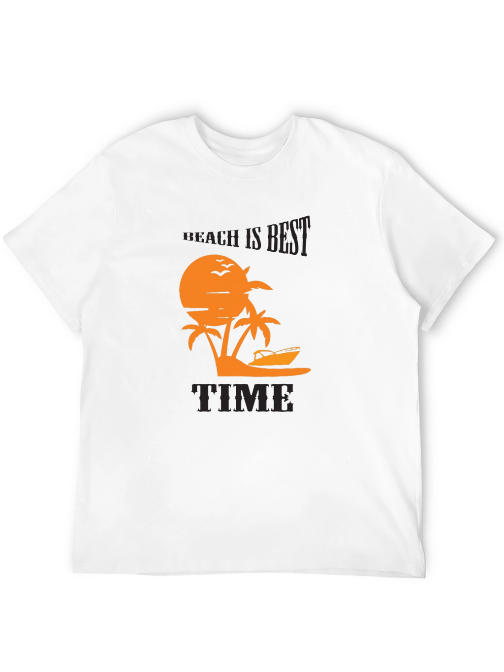Beach Is Best Time Graphic Tee