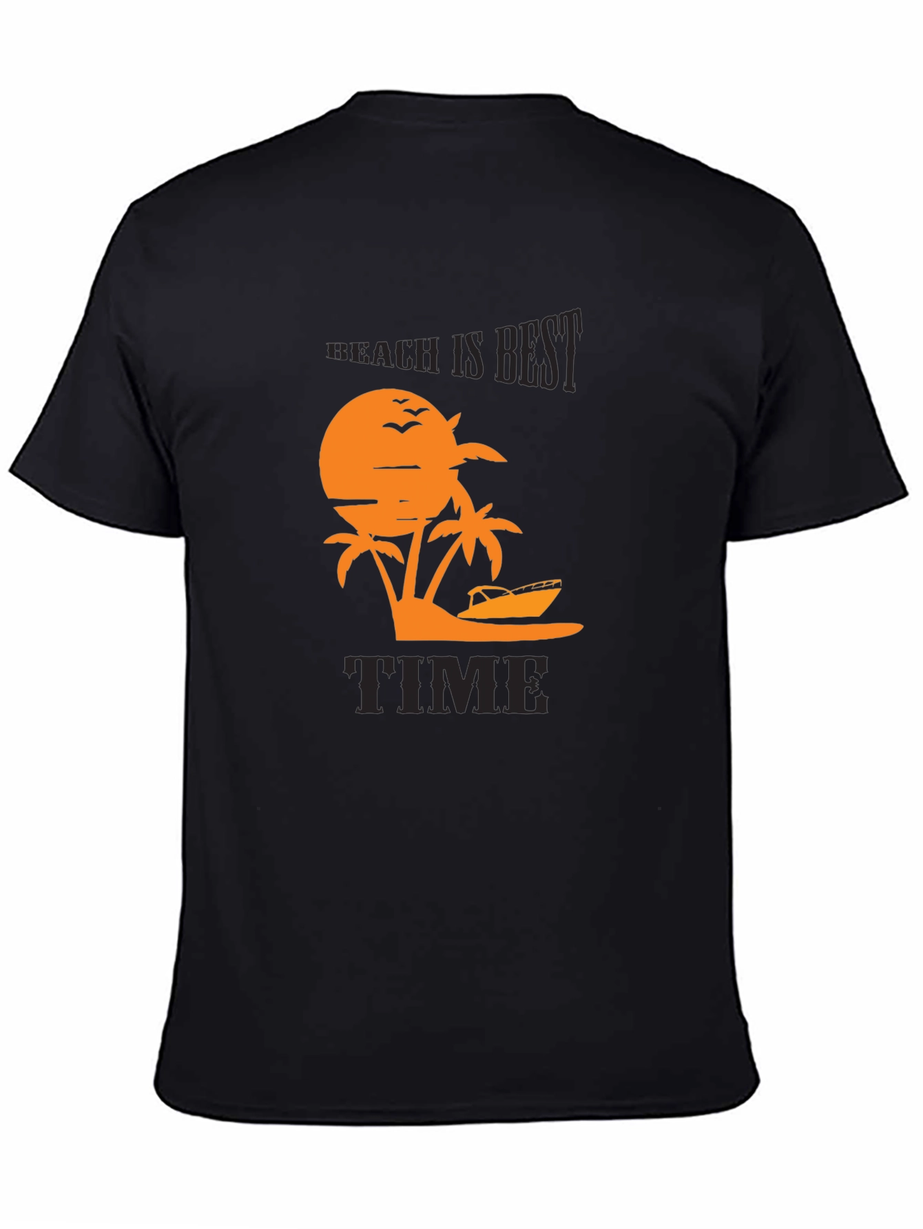 Beach Is Best Time Graphic Tee