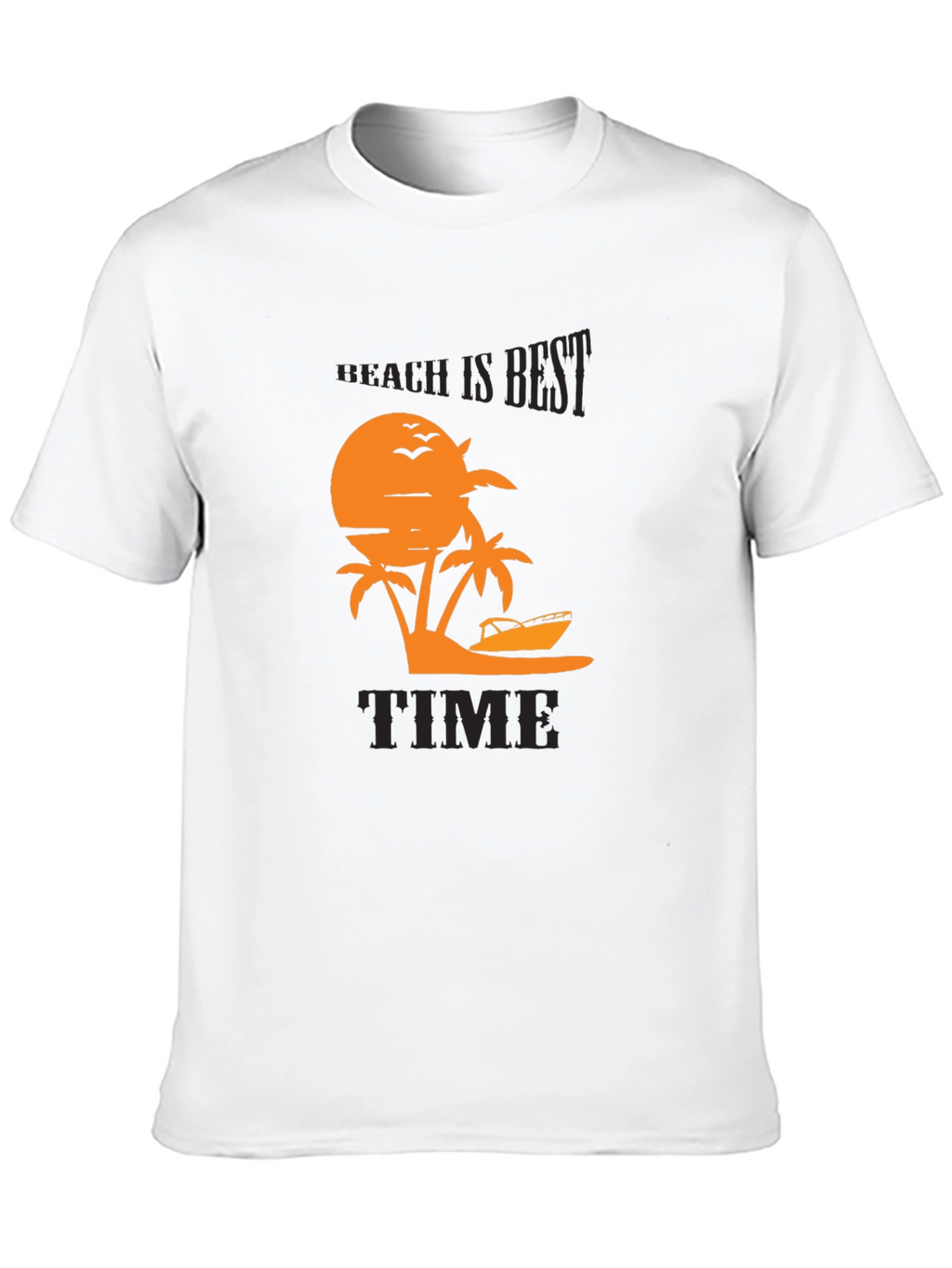Beach Is Best Time Graphic Tee