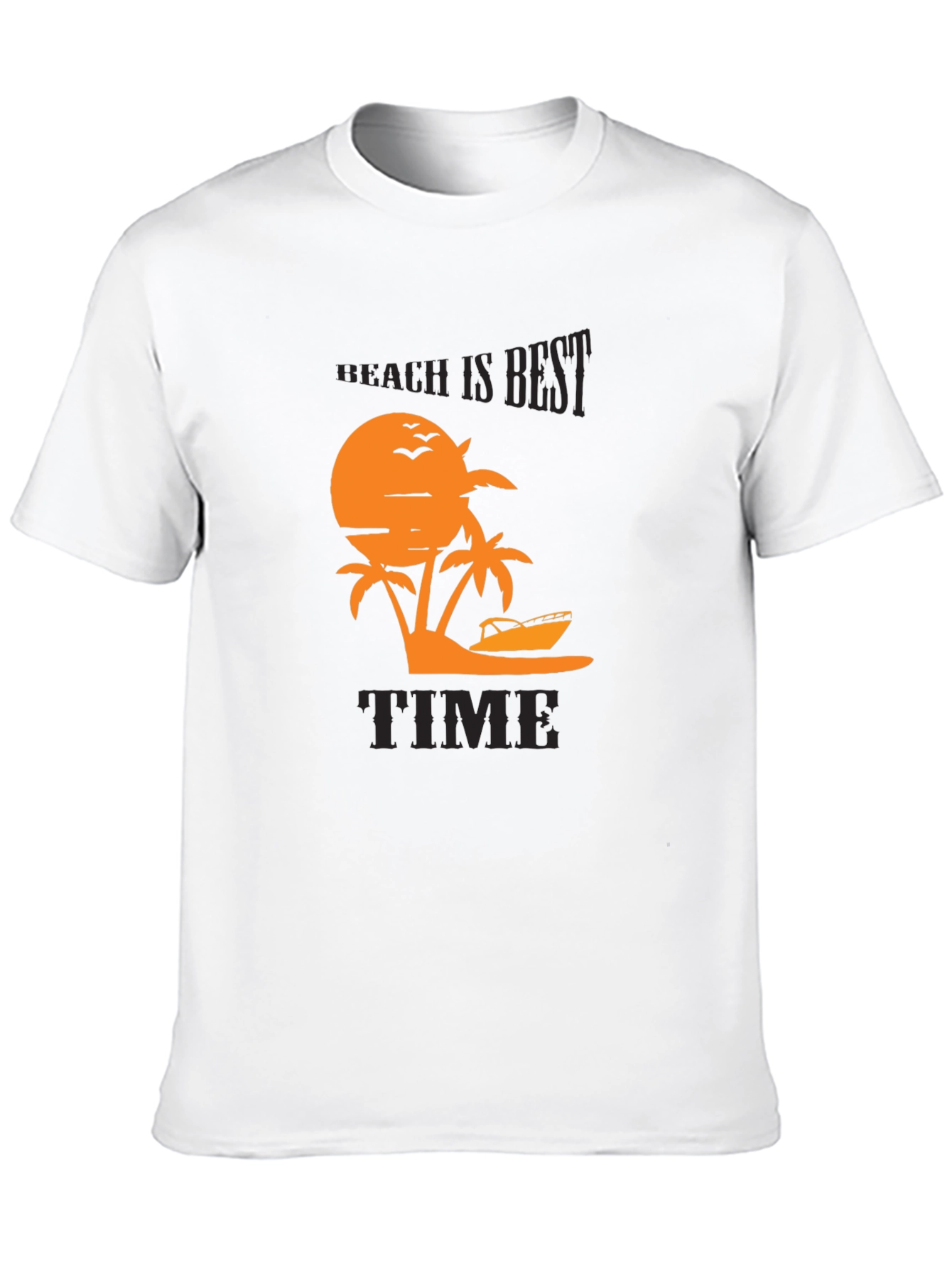 Beach Is Best Time Graphic Tee