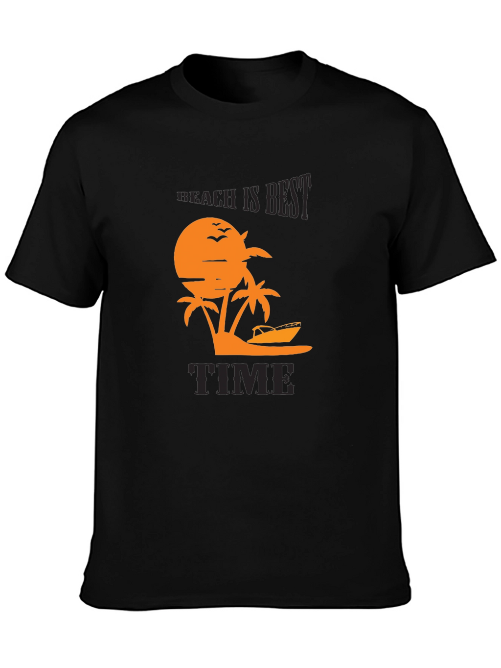 Beach Is Best Time Graphic Tee