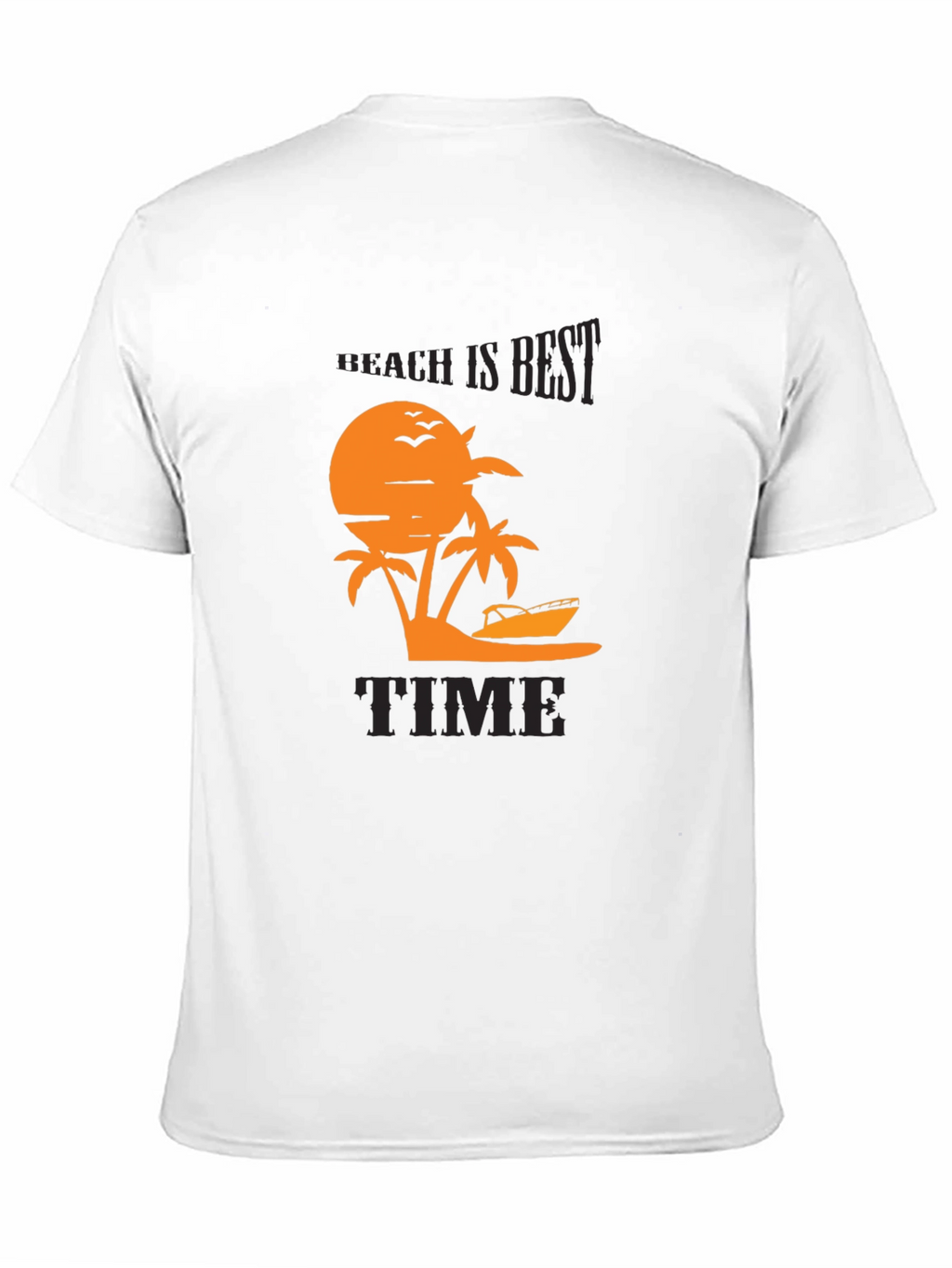 Beach Is Best Time Graphic Tee