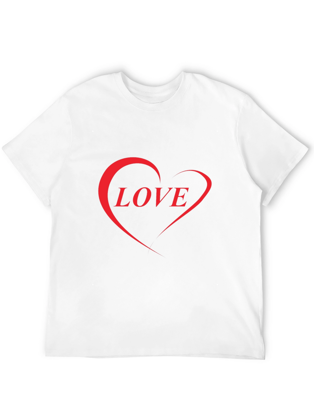 Love Heart Graphic Black T-Shirt - Stylish Casual Wear