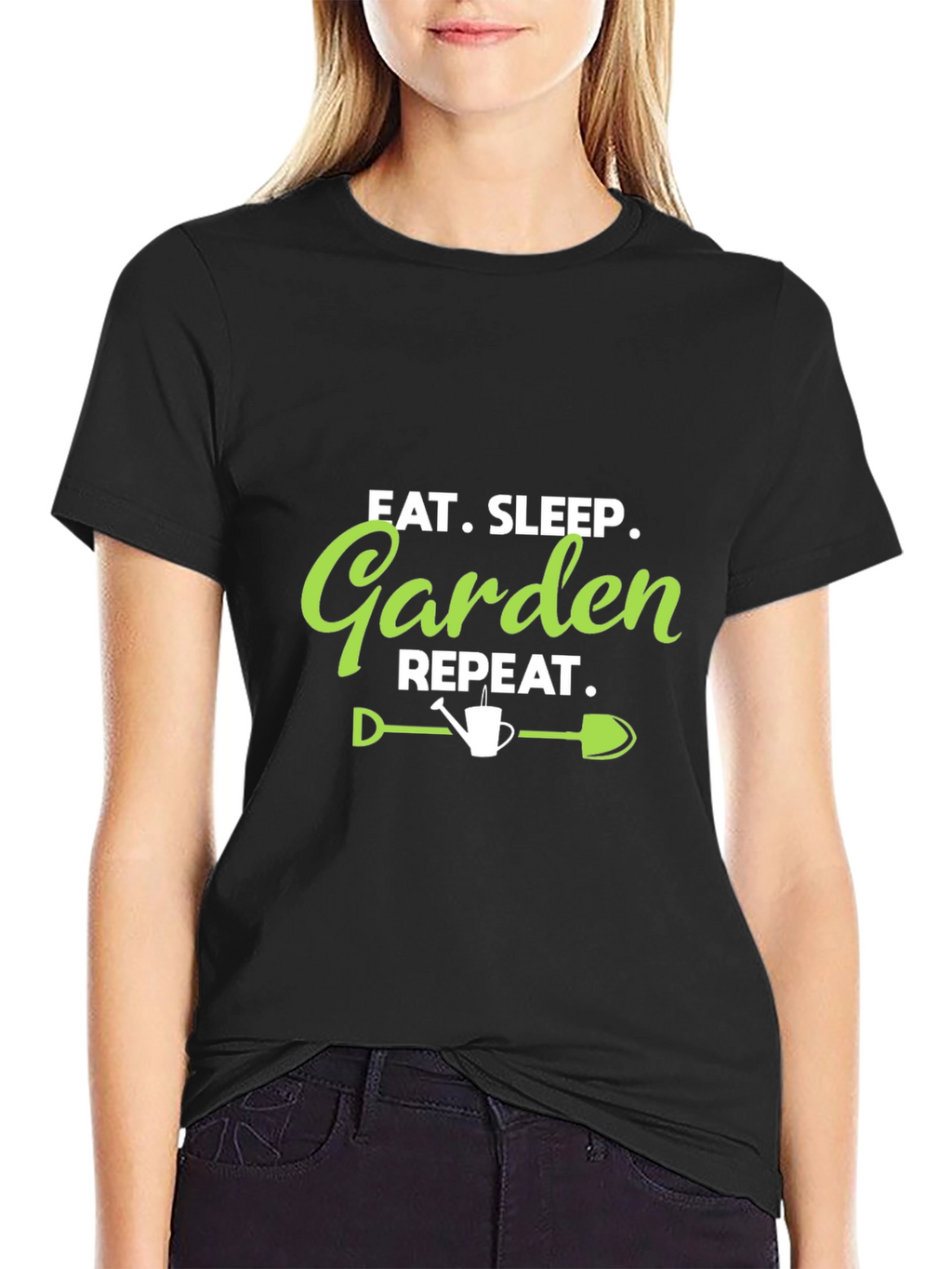 Eat Sleep Garden Repeat Graphic Tee