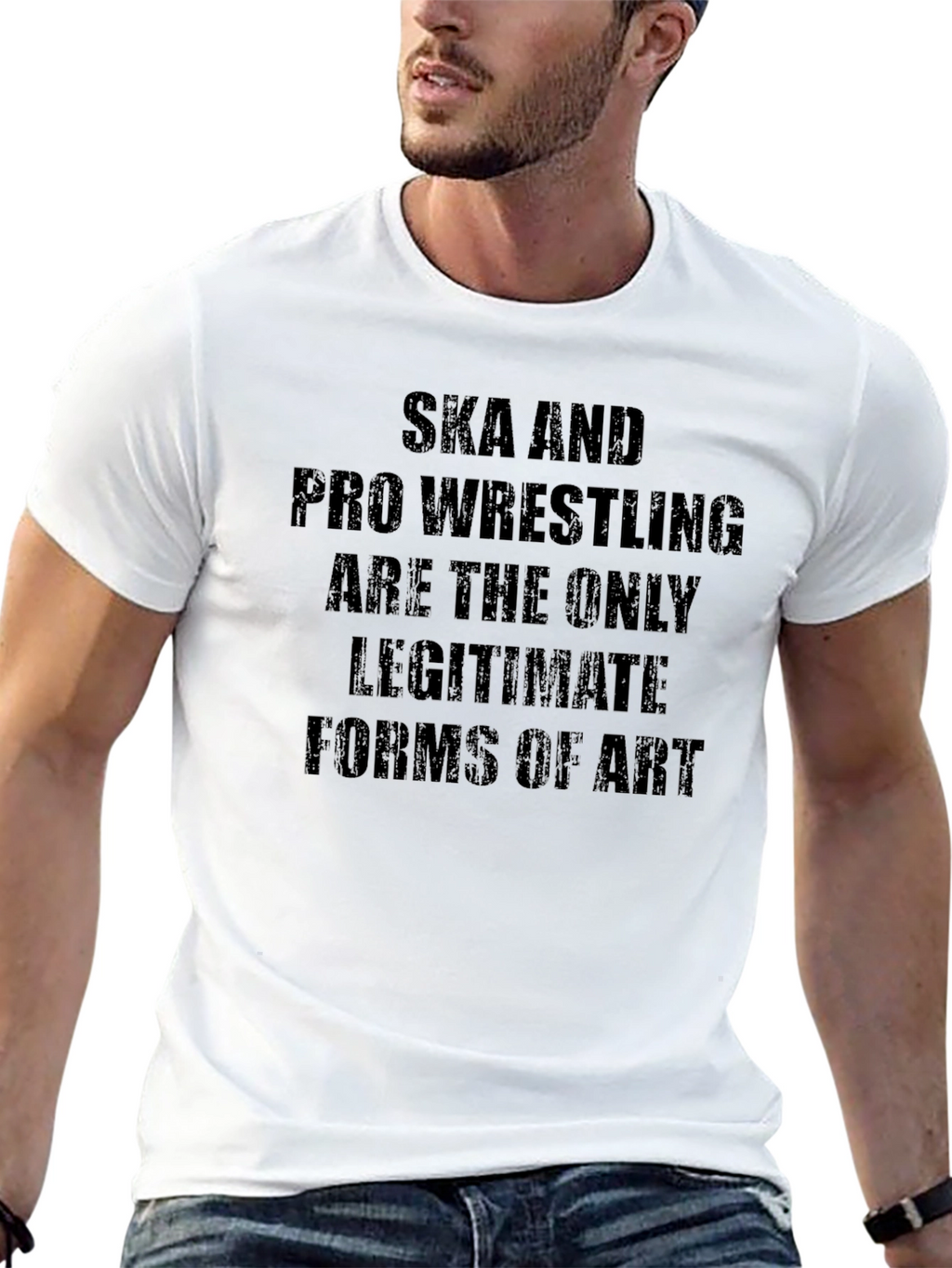 Ska and Pro Wrestling Graphic Tee