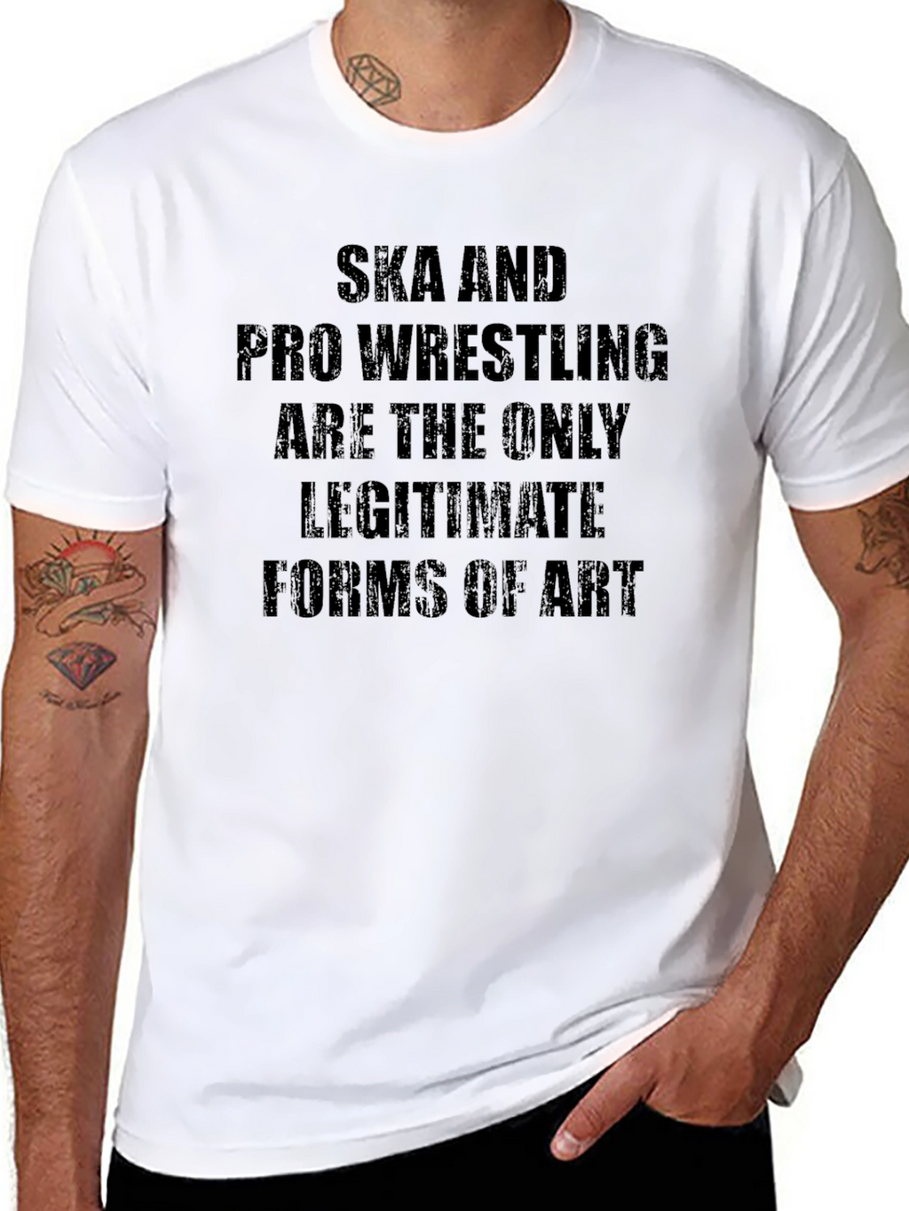 Ska and Pro Wrestling Graphic Tee
