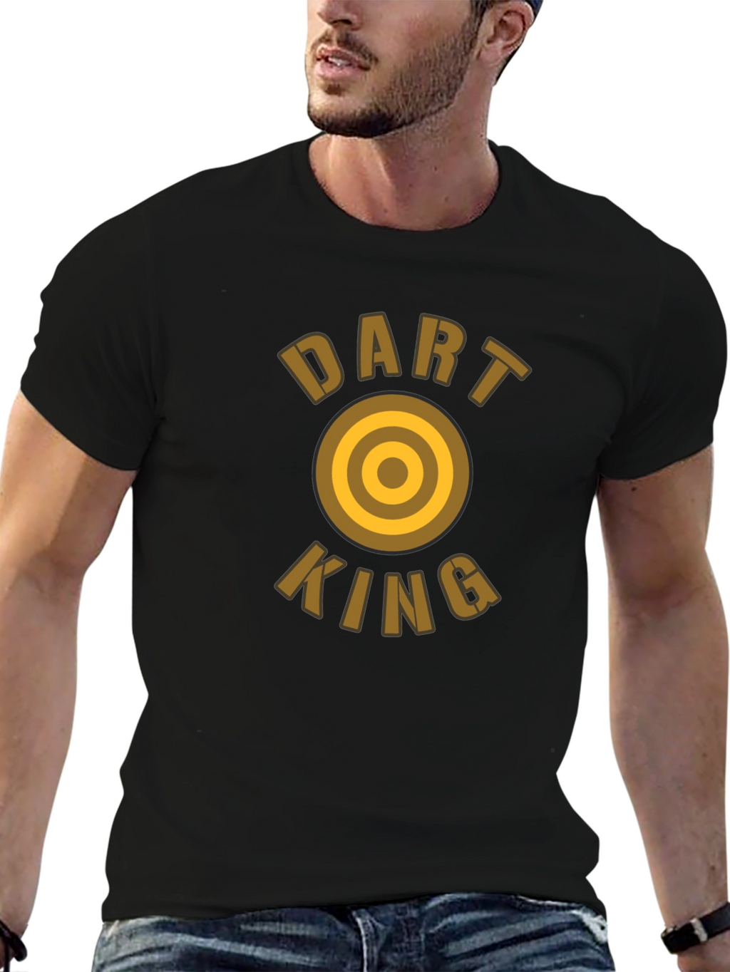 Dart King Black T-Shirt - Target Graphic Tee