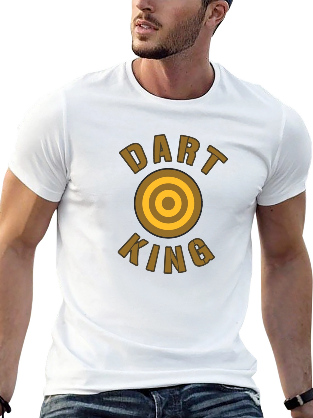 Dart King Black T-Shirt - Target Graphic Tee