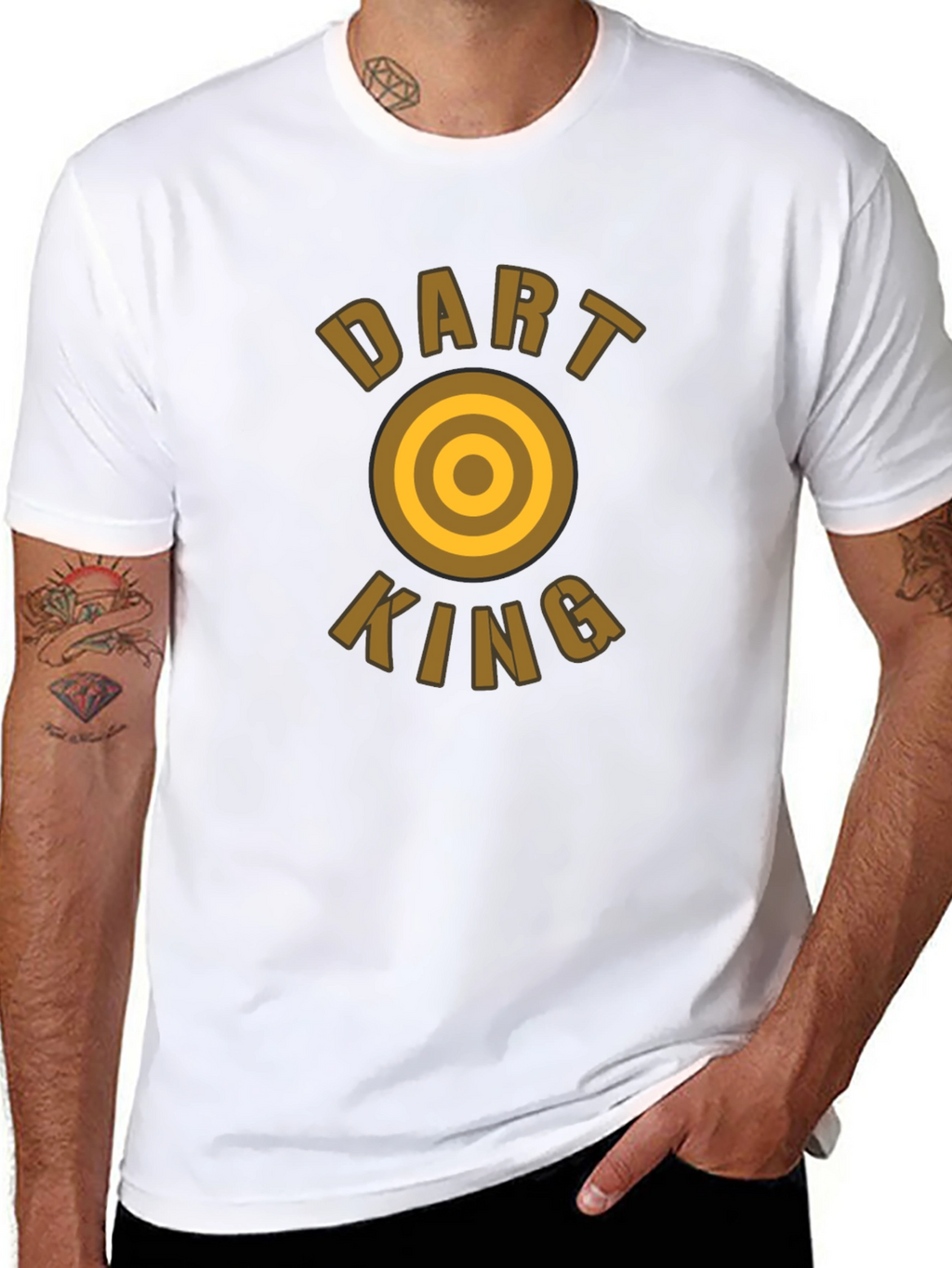 Dart King Black T-Shirt - Target Graphic Tee