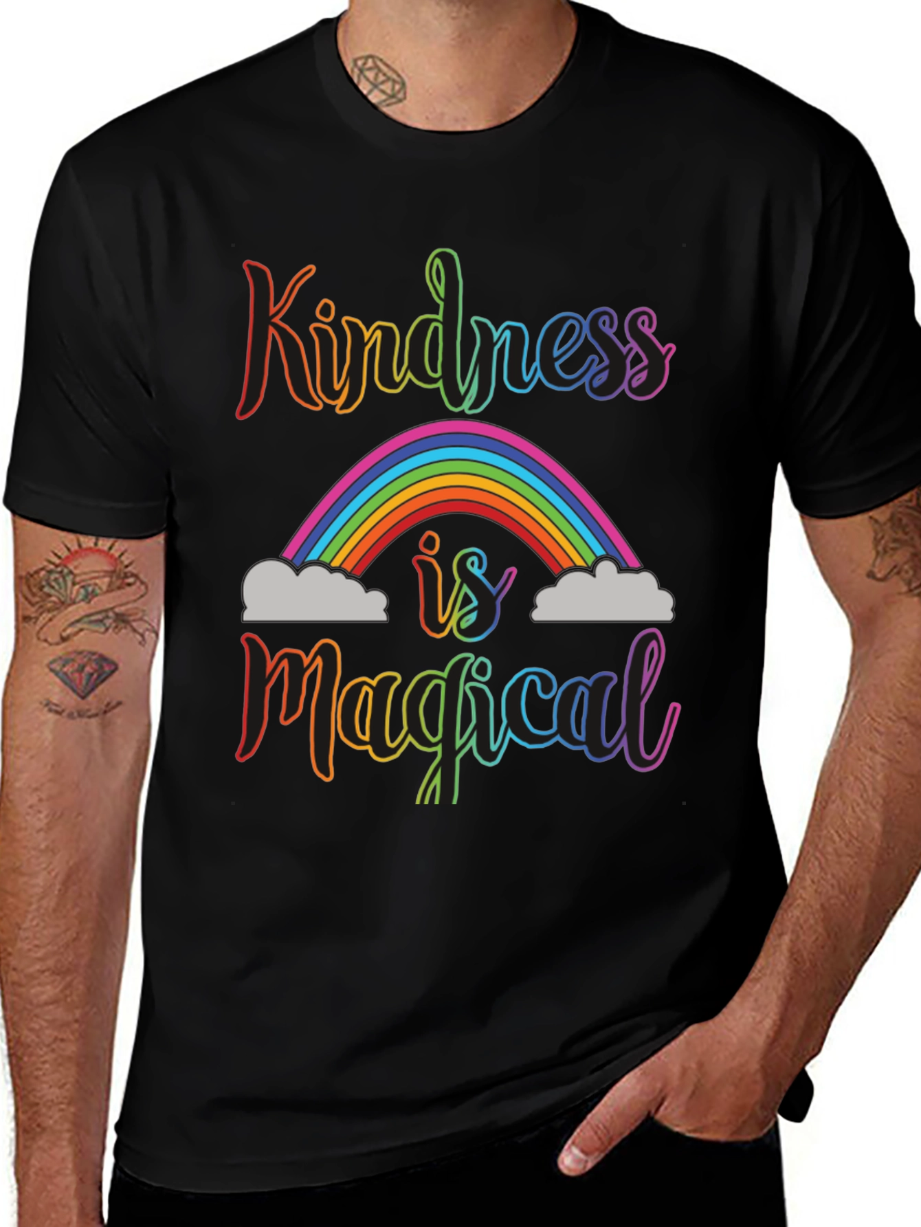 Kindness is Magical Rainbow T-Shirt