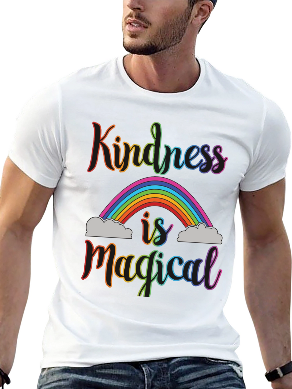 Kindness is Magical Rainbow T-Shirt