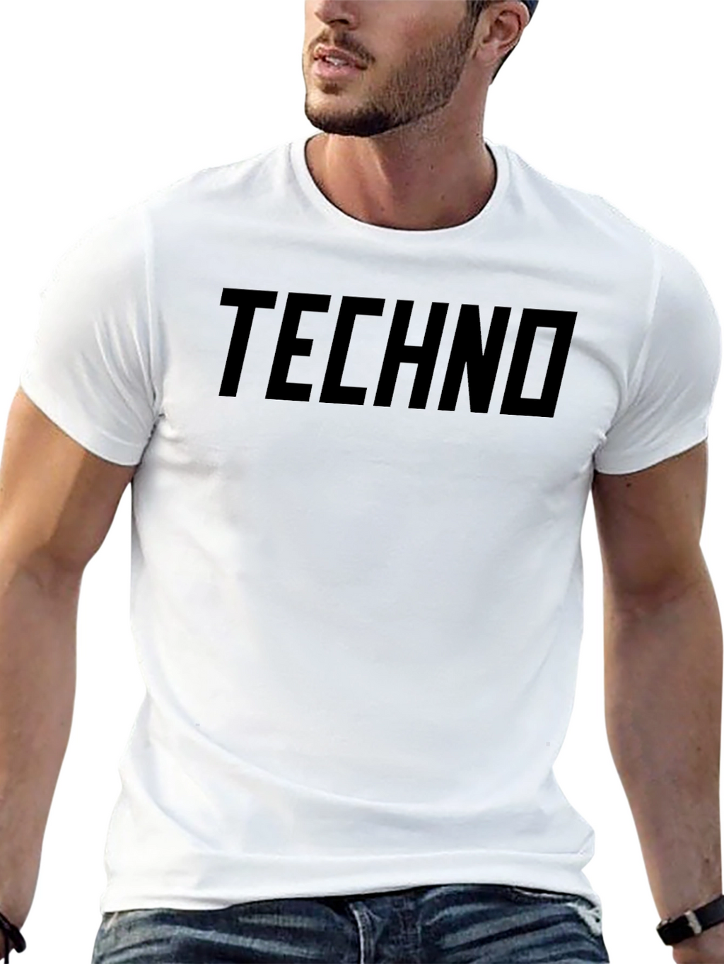 Techno Graphic Tee - Mens Black T-Shirt
