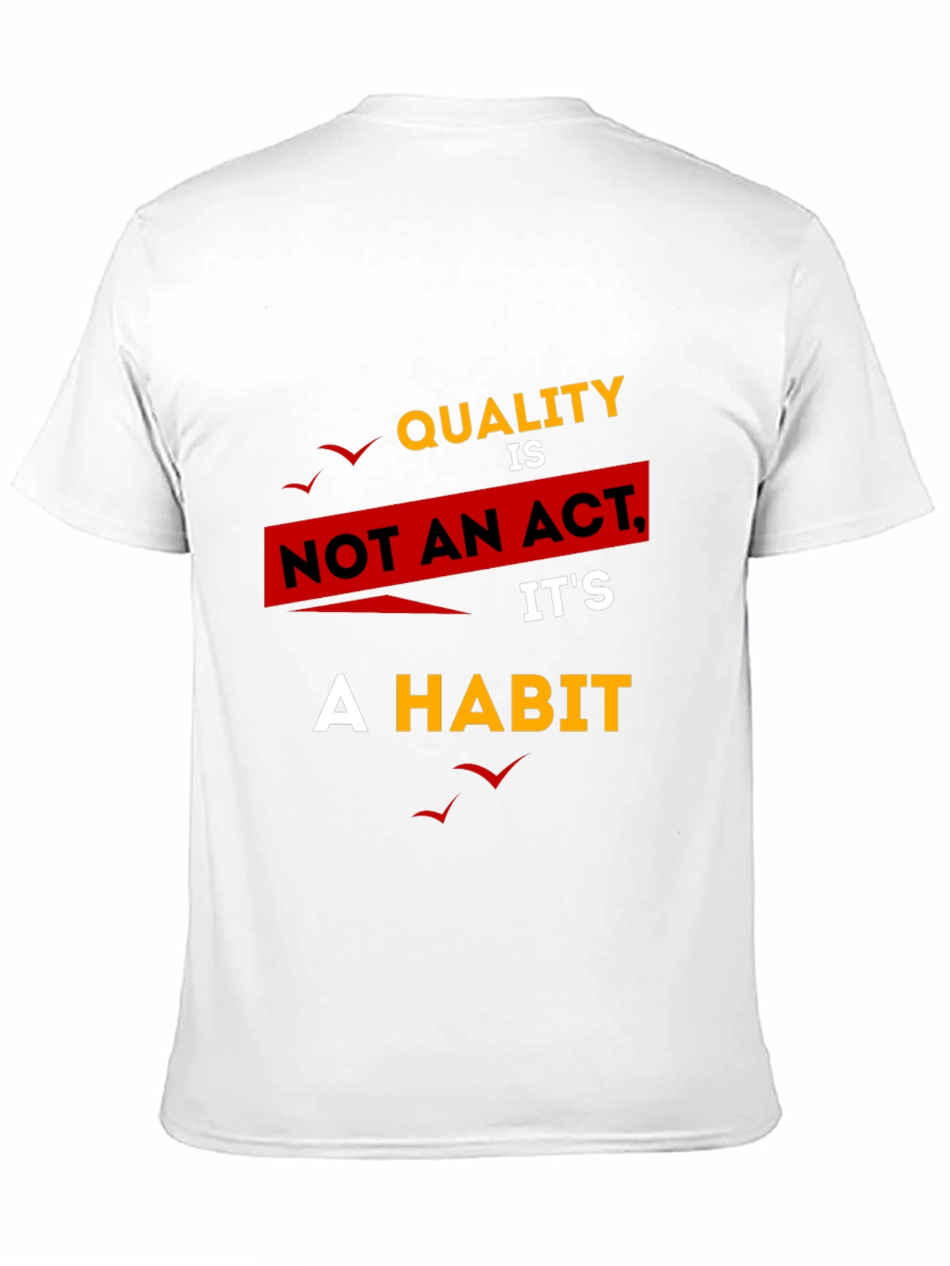 Quality Habit Graphic T-Shirt - Black