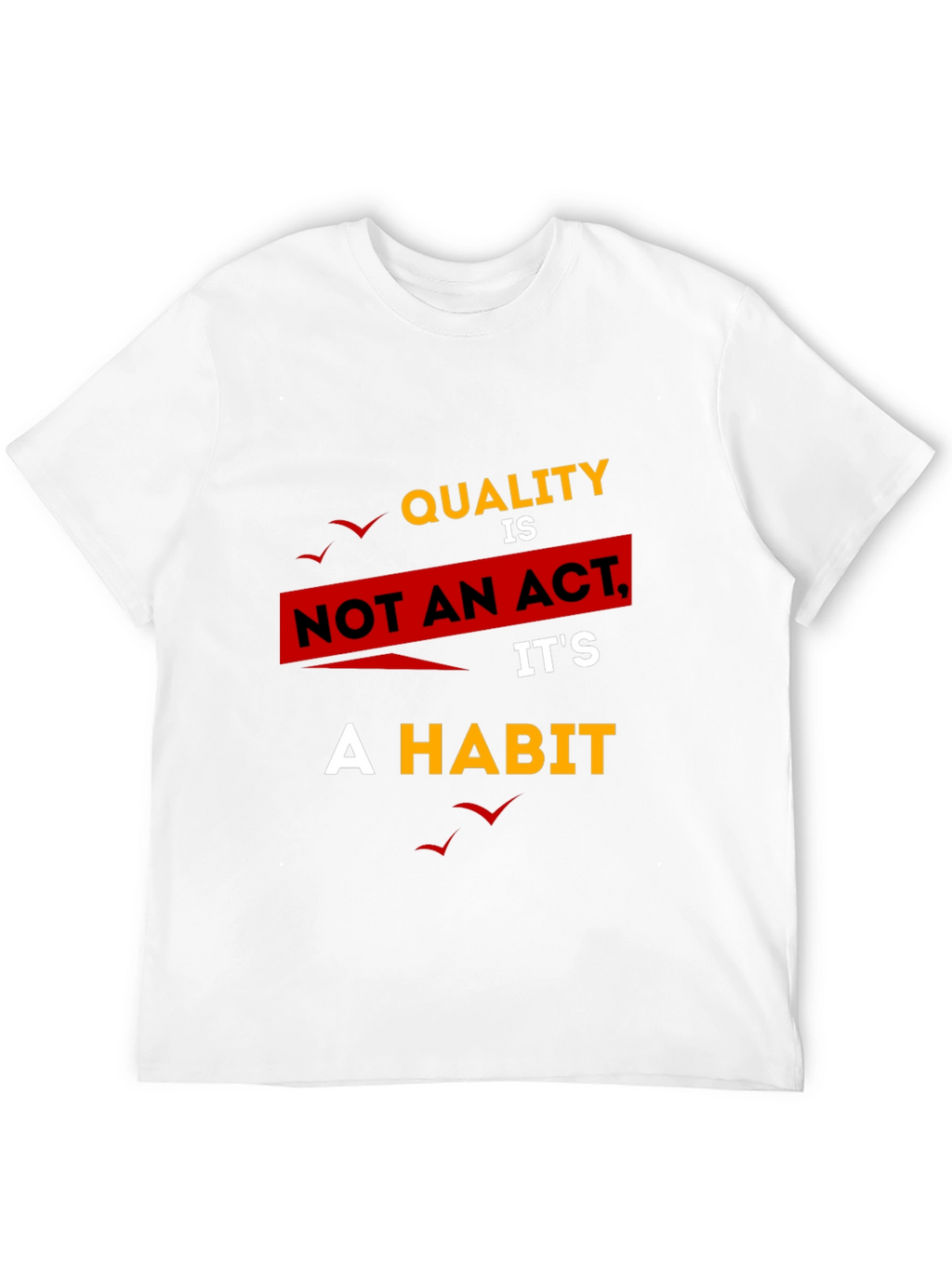 Quality Habit Graphic T-Shirt - Black