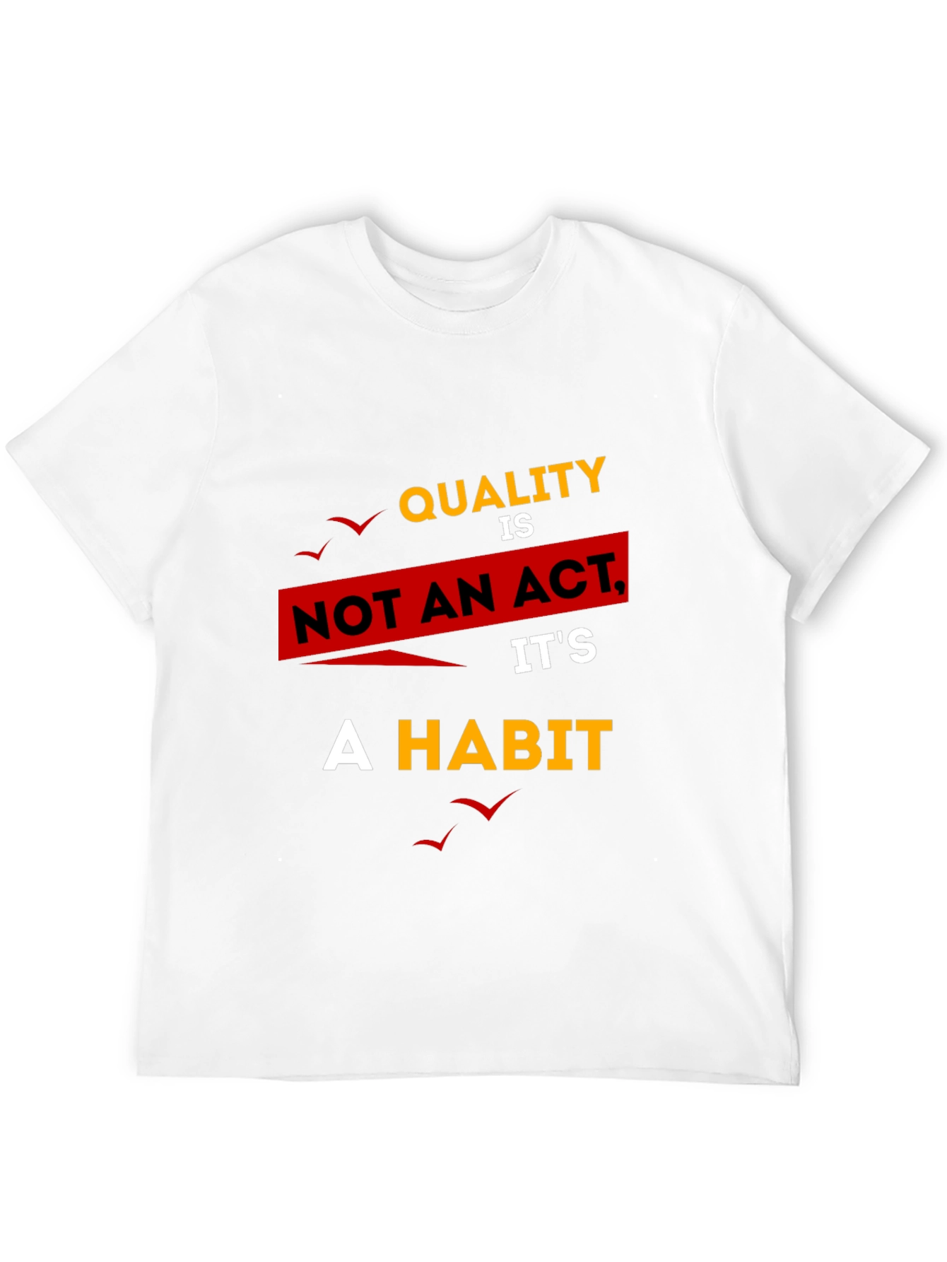 Quality Habit Graphic T-Shirt - Black