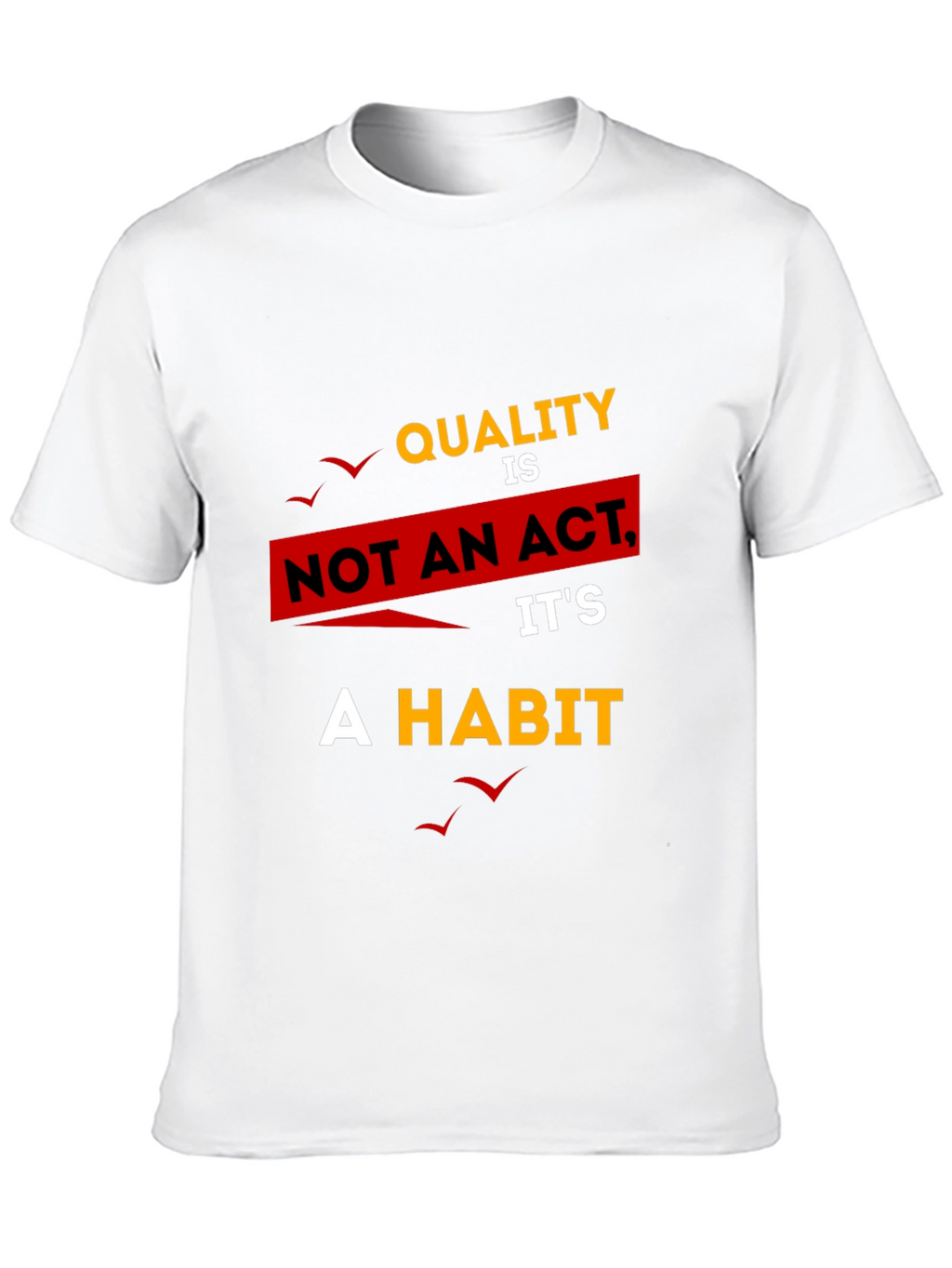 Quality Habit Graphic T-Shirt - Black