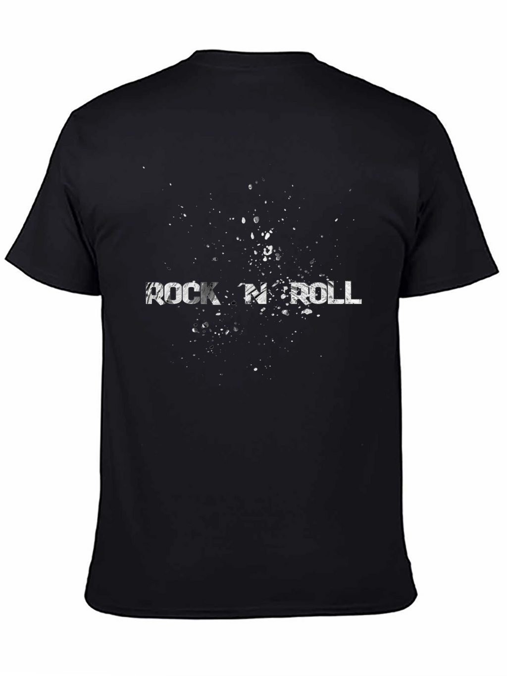 Rock N Roll Graphic Black T-Shirt
