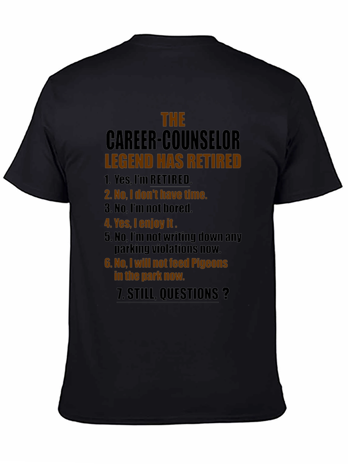 Career Counselor Retirement T-Shirt - Legend Has Retired