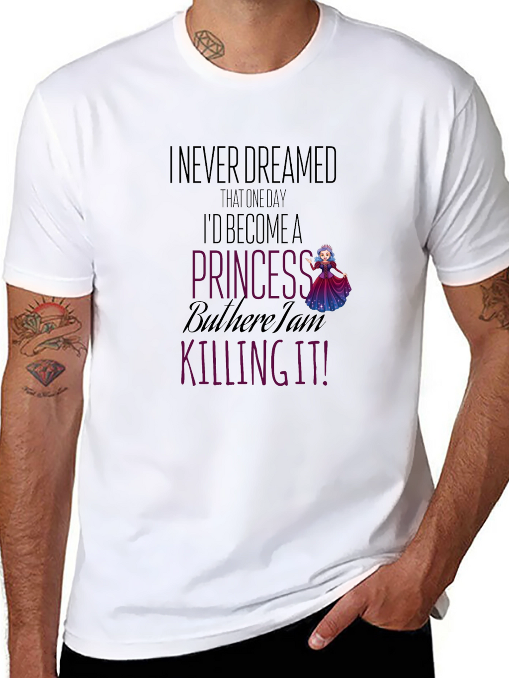 Princess Killing It Graphic T-Shirt