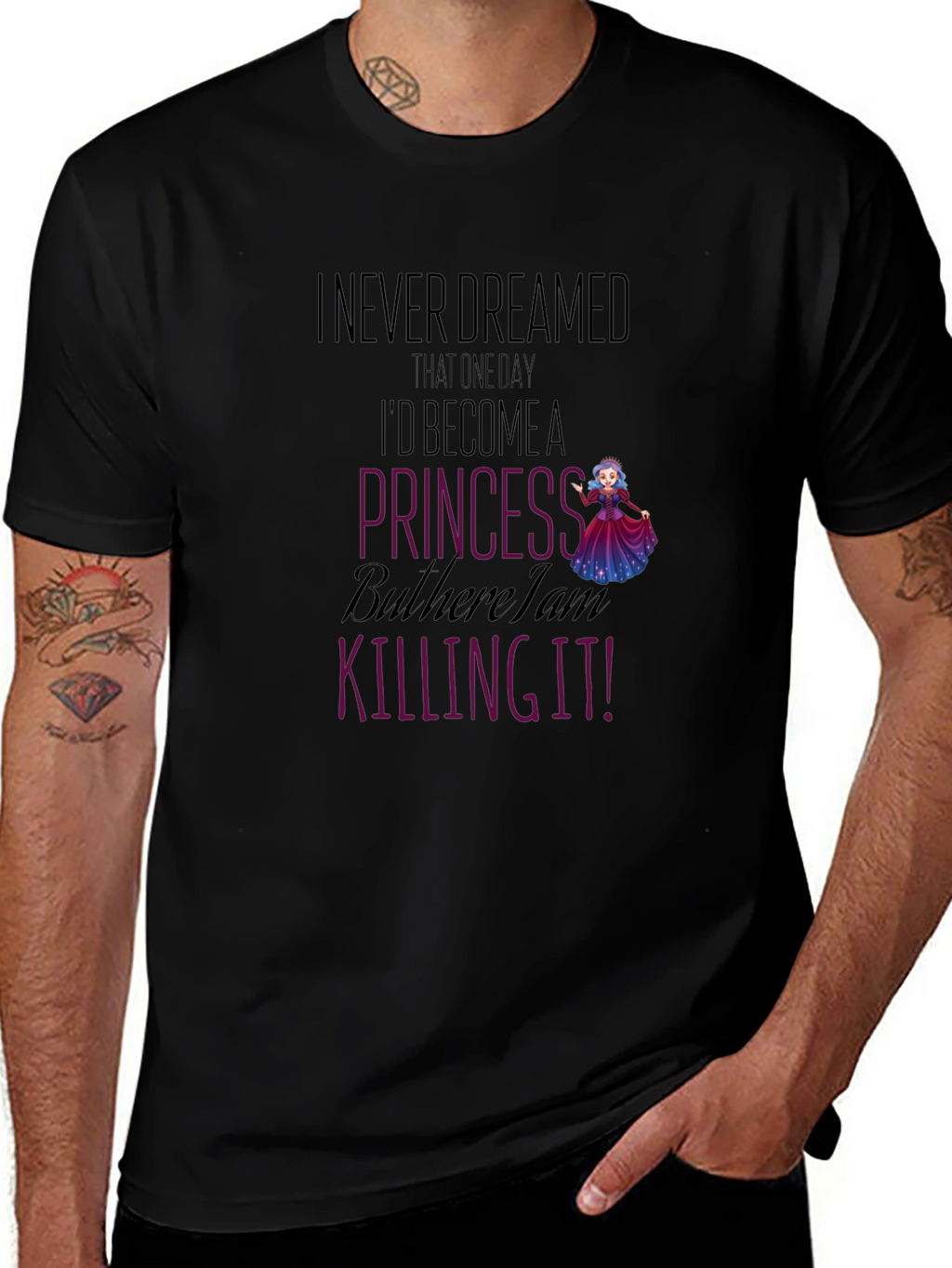 Princess Killing It Graphic T-Shirt