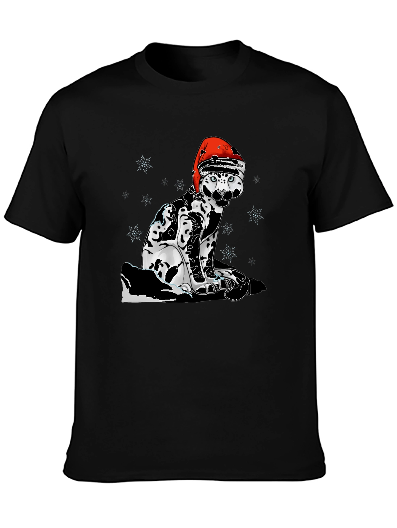 Festive Feline T-Shirt - Christmas Cat Tee