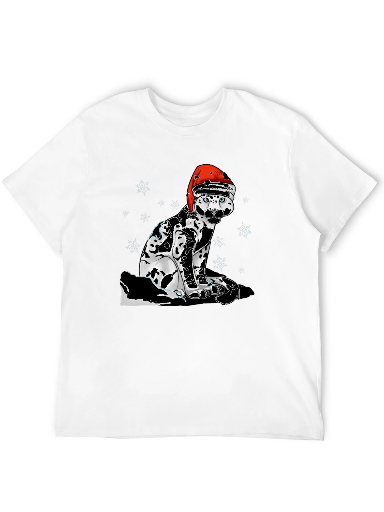 Festive Feline T-Shirt - Christmas Cat Tee