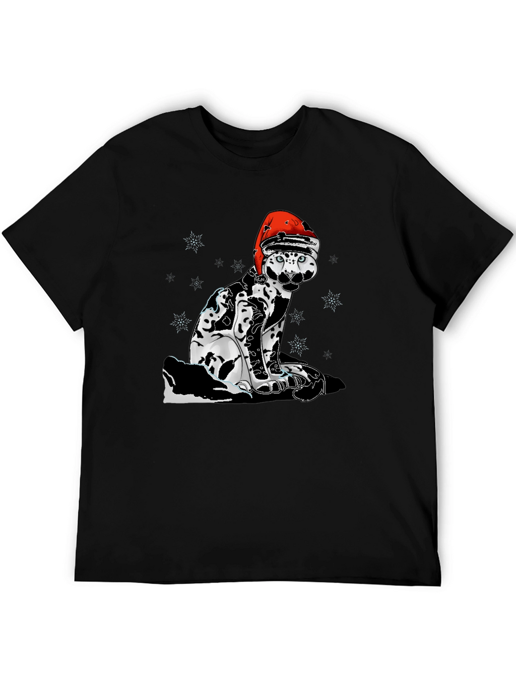 Festive Feline T-Shirt - Christmas Cat Tee