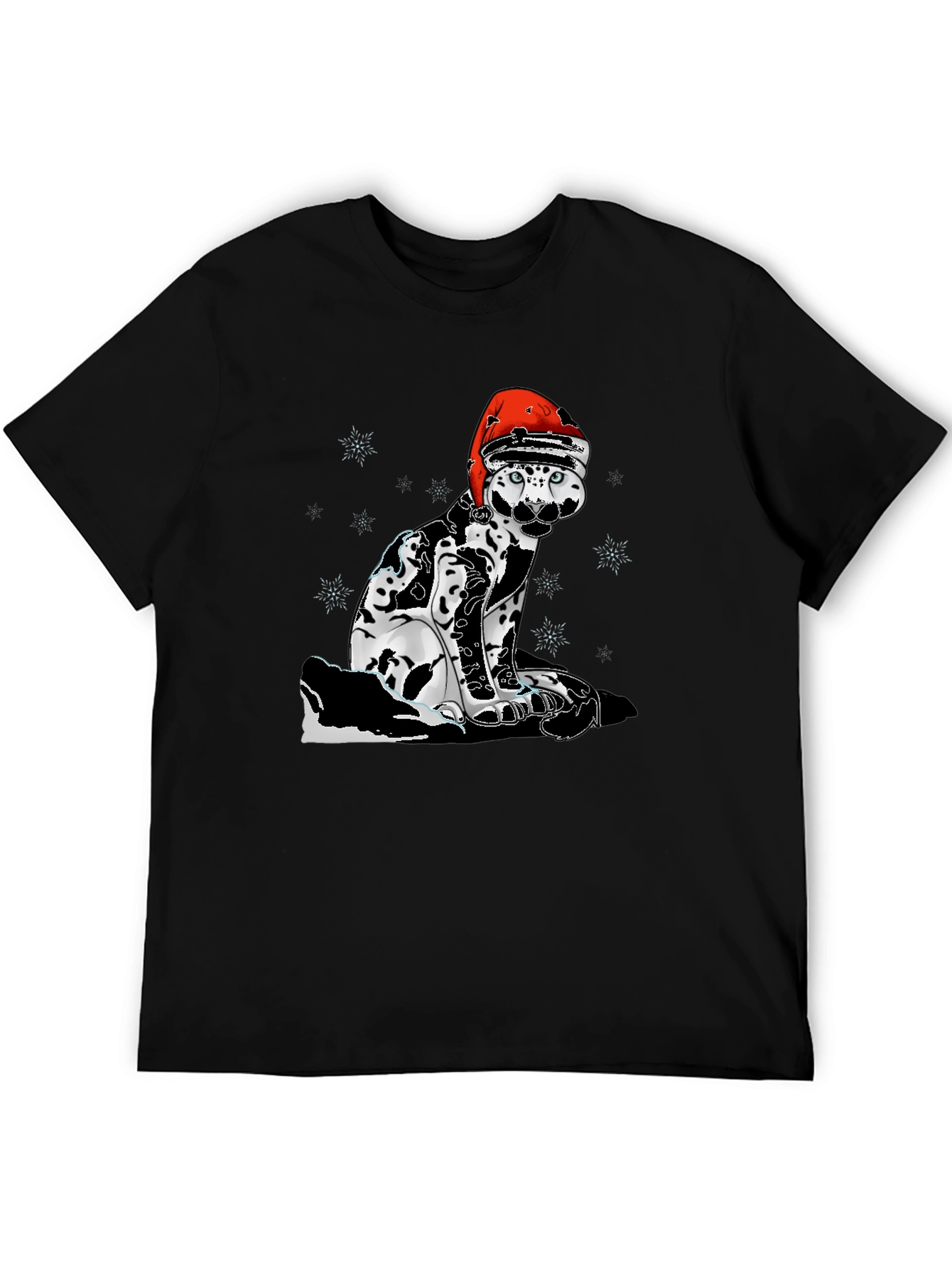 Festive Feline T-Shirt - Christmas Cat Tee
