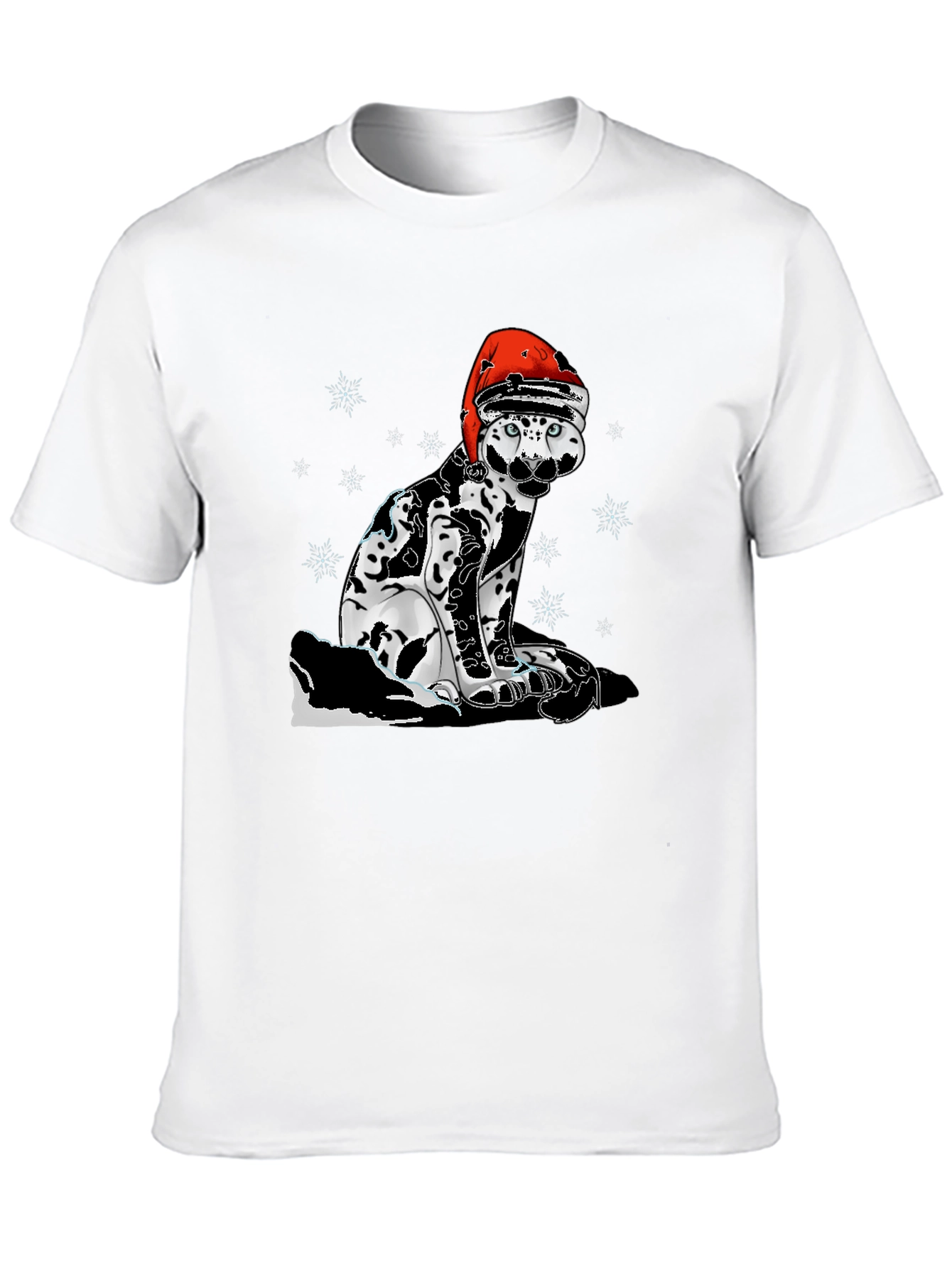 Festive Feline T-Shirt - Christmas Cat Tee