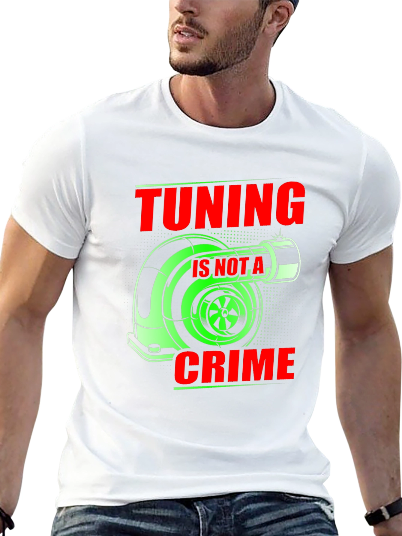 Tuning is Not a Crime Graphic T-Shirt