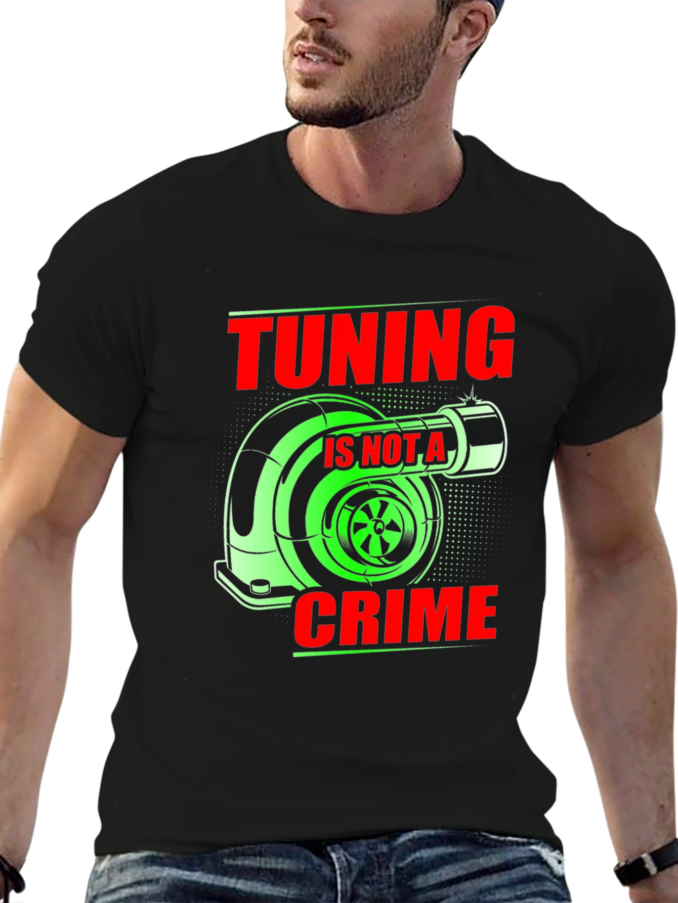 Tuning is Not a Crime Graphic T-Shirt