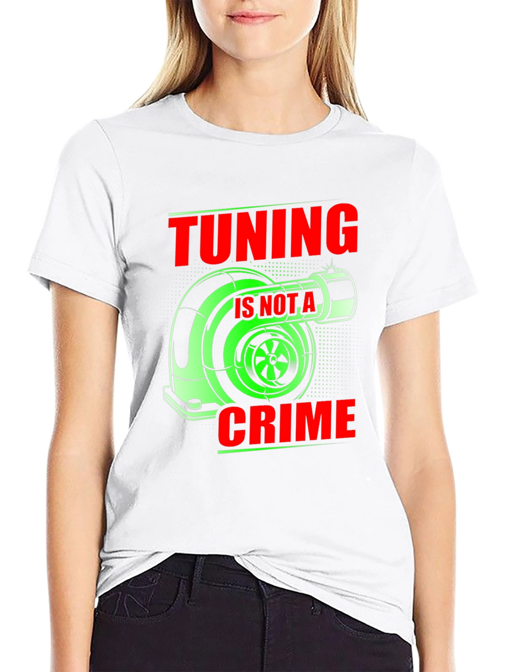 Tuning is Not a Crime Graphic T-Shirt