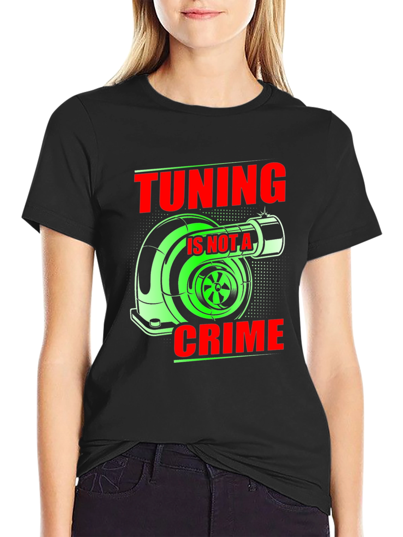 Tuning is Not a Crime Graphic T-Shirt