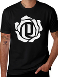 Rose Emblem Black T-Shirt