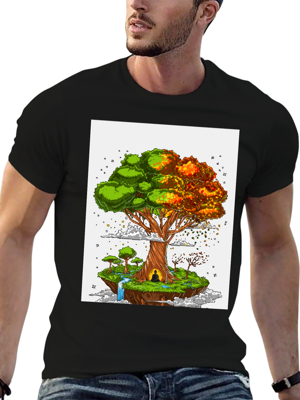 Tree of Life Graphic Tee - Floating Island Design