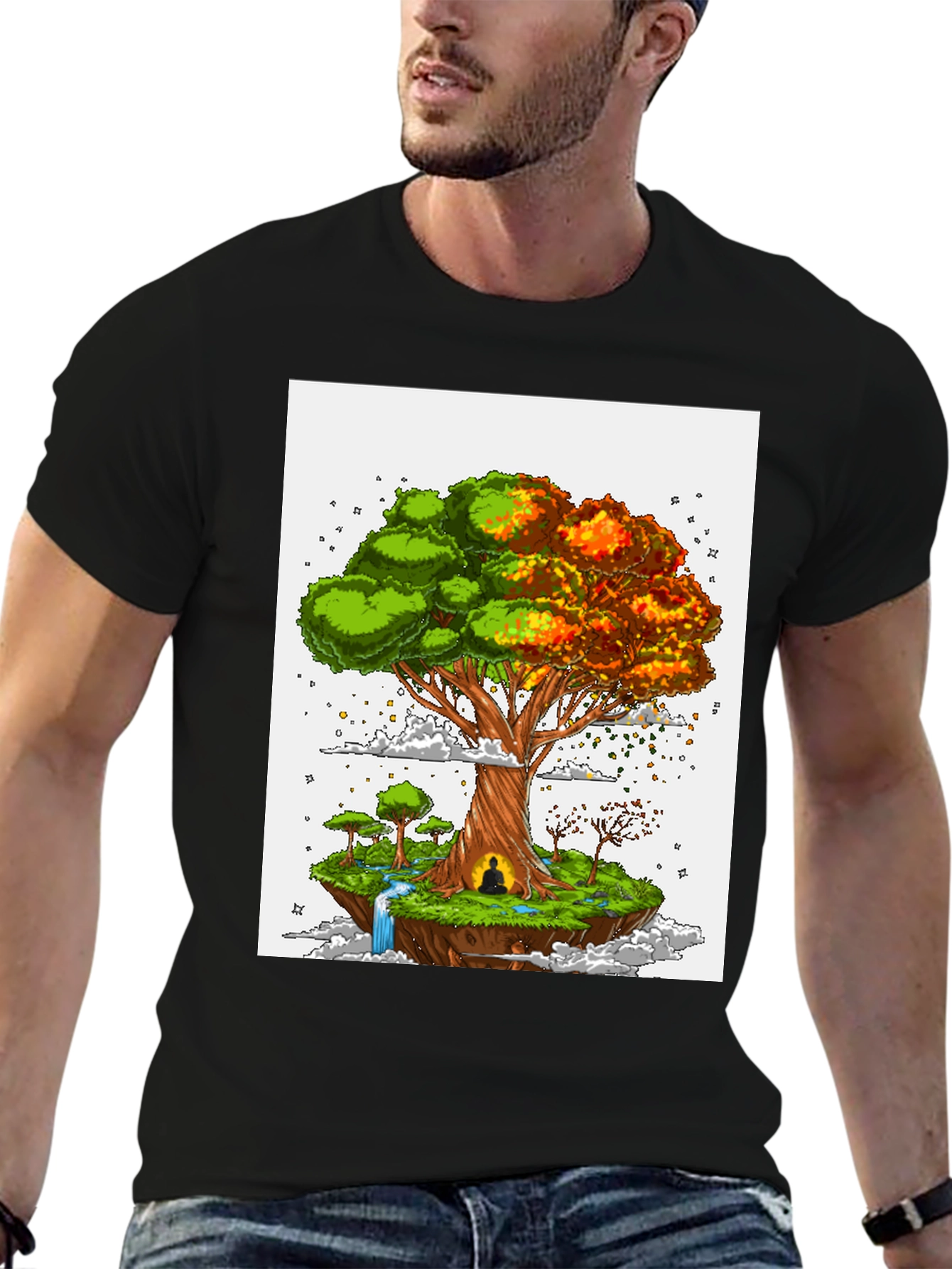 Tree of Life Graphic Tee - Floating Island Design