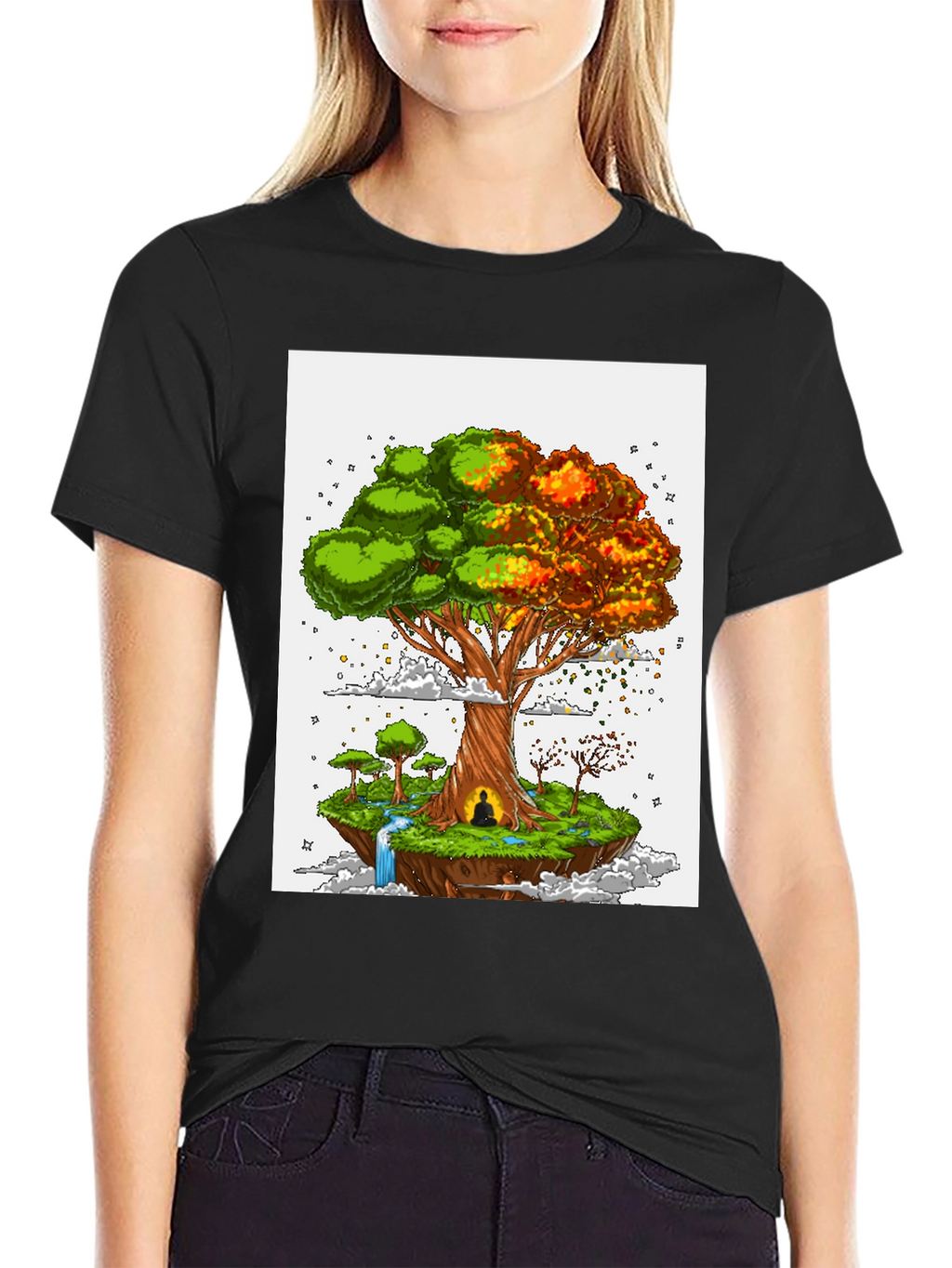 Tree of Life Graphic Tee - Floating Island Design