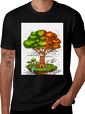 Tree of Life Graphic Tee - Floating Island Design