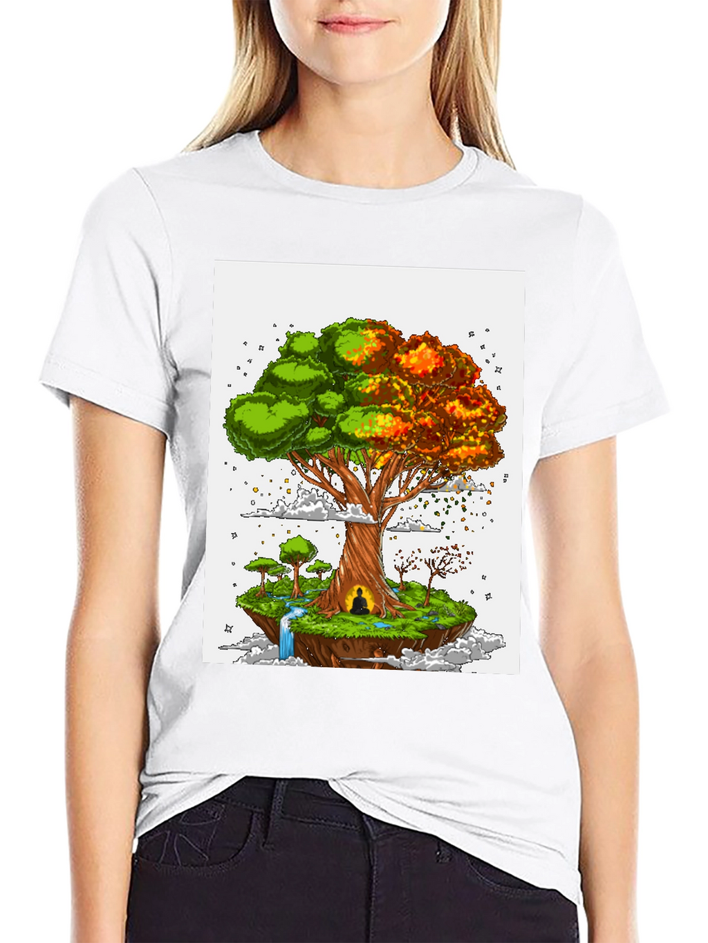 Tree of Life Graphic Tee - Floating Island Design