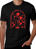 Positive Reinforcement Love Language Black T-Shirt