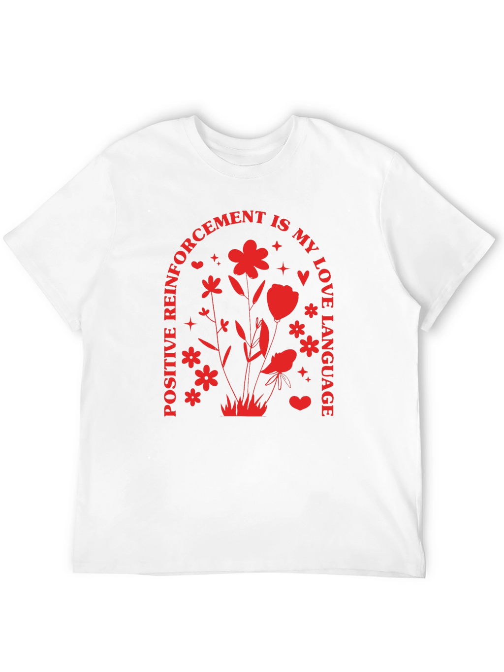 Positive Reinforcement Love Language Black T-Shirt