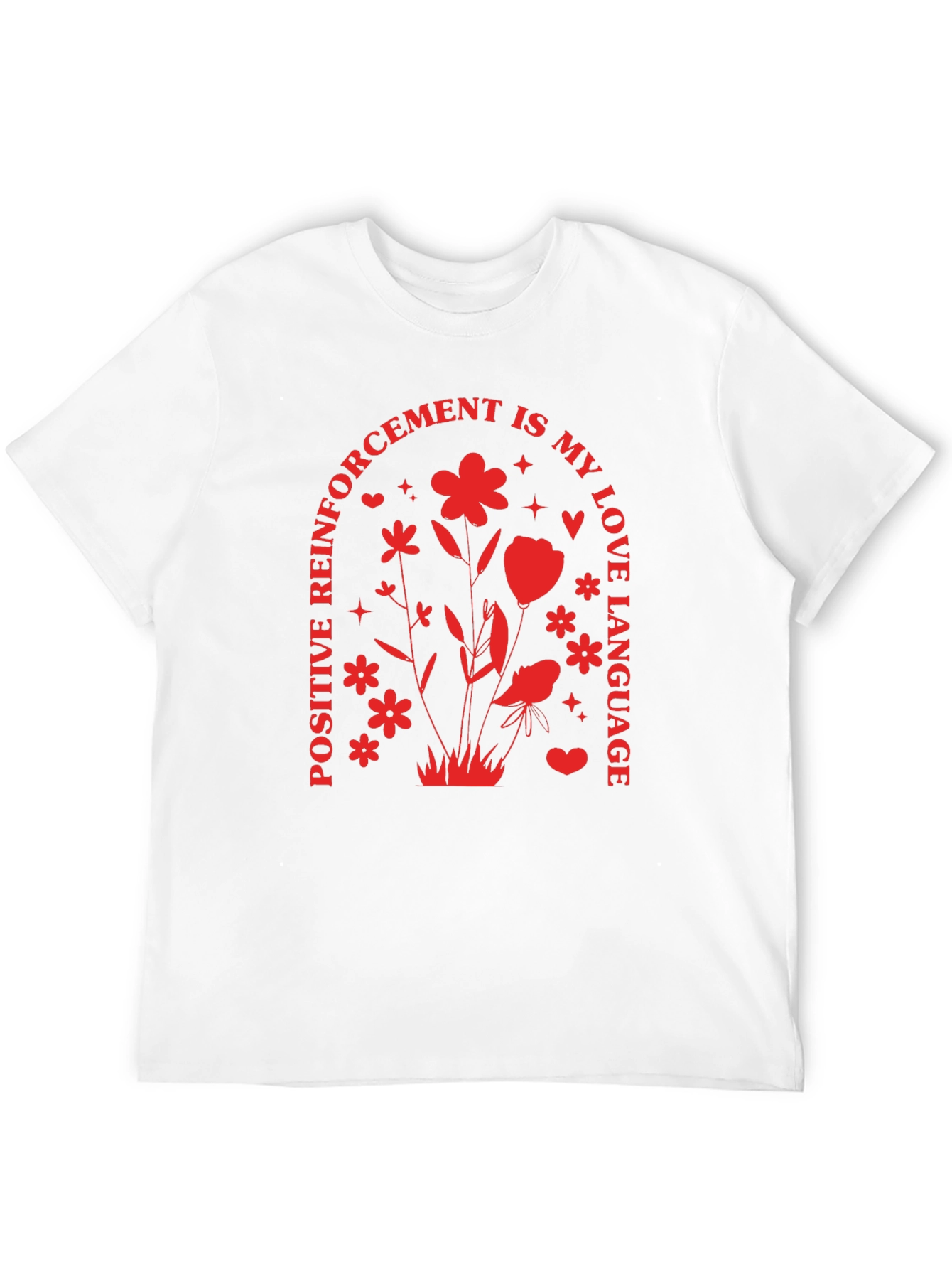 Positive Reinforcement Love Language Black T-Shirt