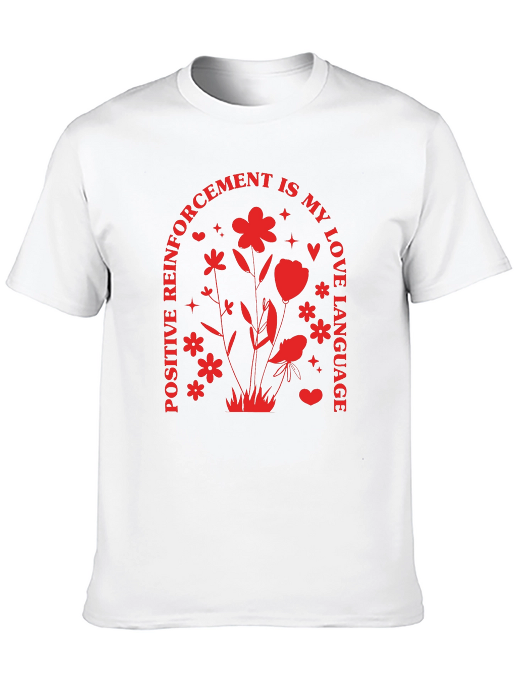 Positive Reinforcement Love Language Black T-Shirt