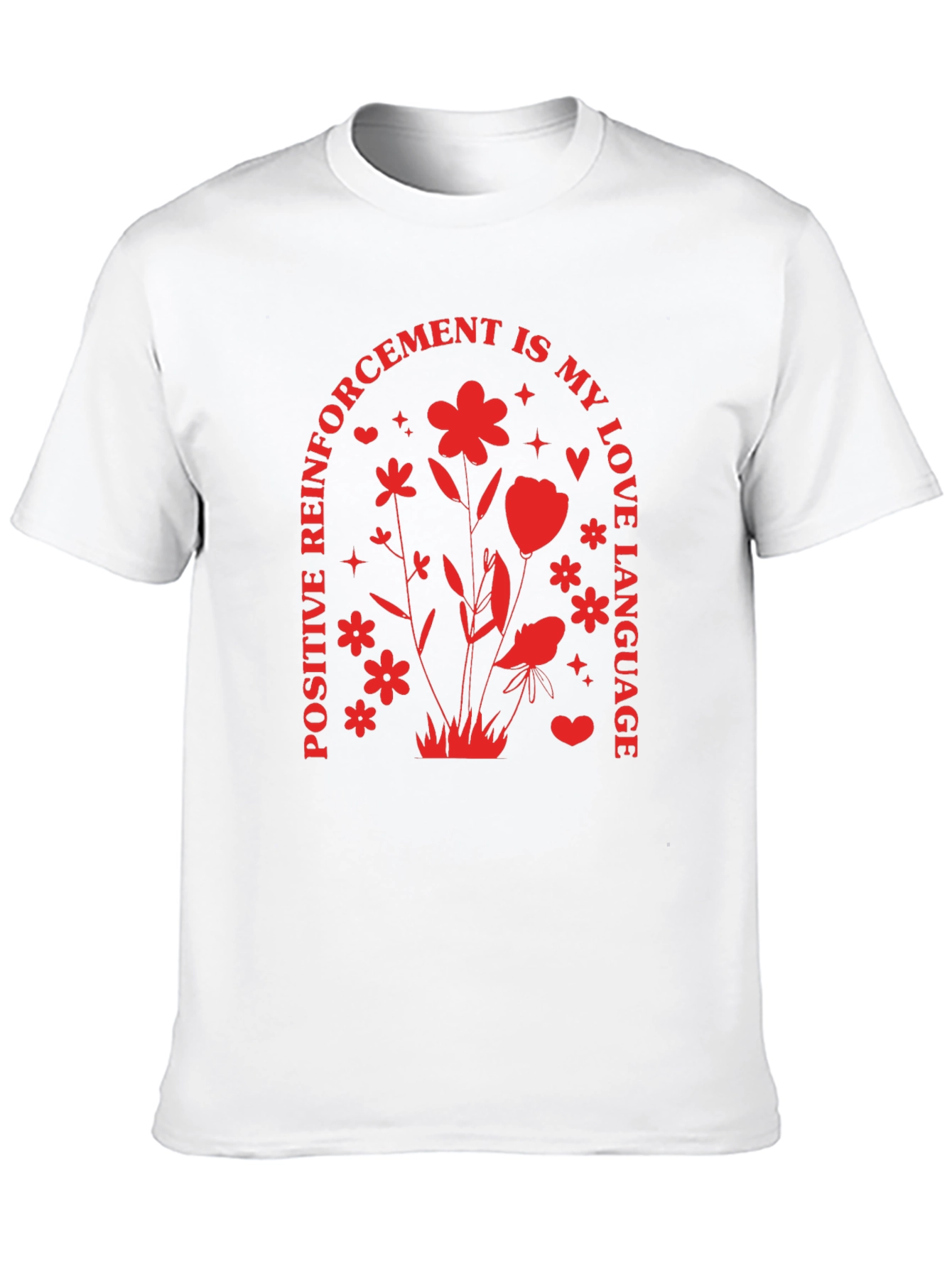 Positive Reinforcement Love Language Black T-Shirt