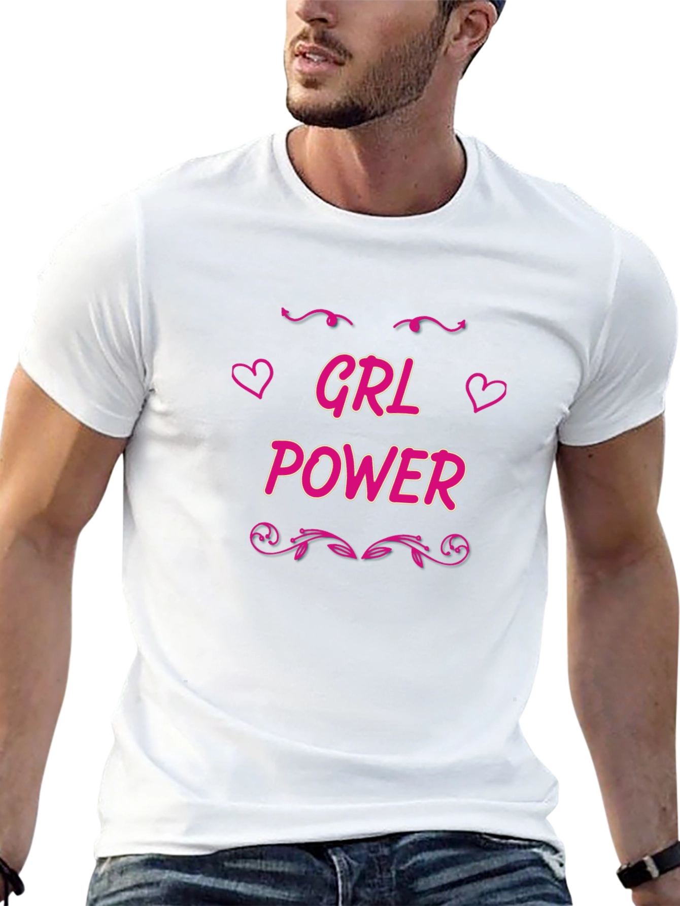 GRL Power Black T-Shirt - Feminist Tee